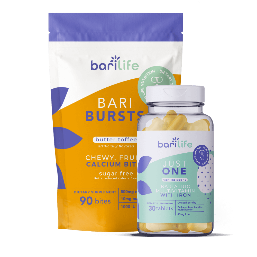 BariLife BARI BURSTS & Just One Bariatric Vitamins Duo